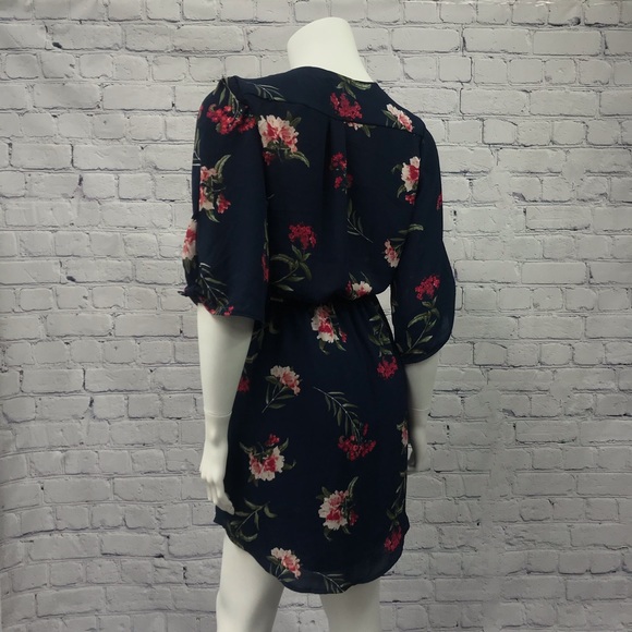 Stella Tweed Ladies Navy Floral Dress - Picture 2 of 5